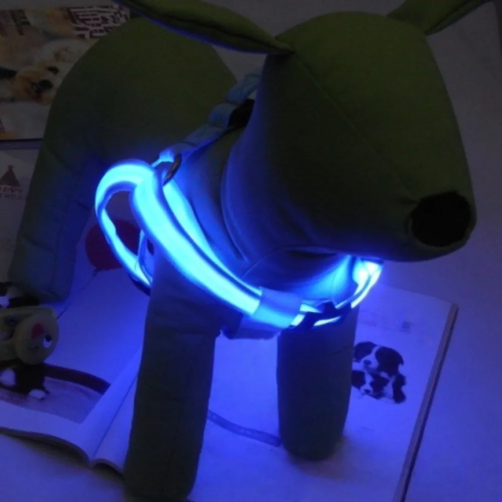 LED-Hundegeschirr Mwiederaufladbar für S,M,L Hund